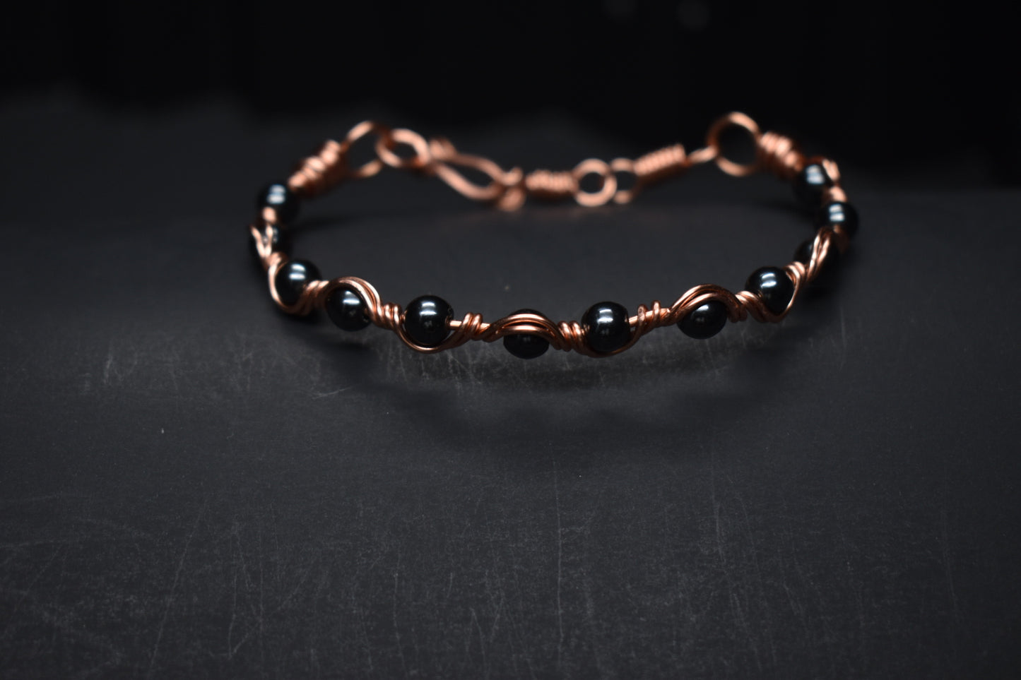 Hematite- Copper Frequency Bracelet
