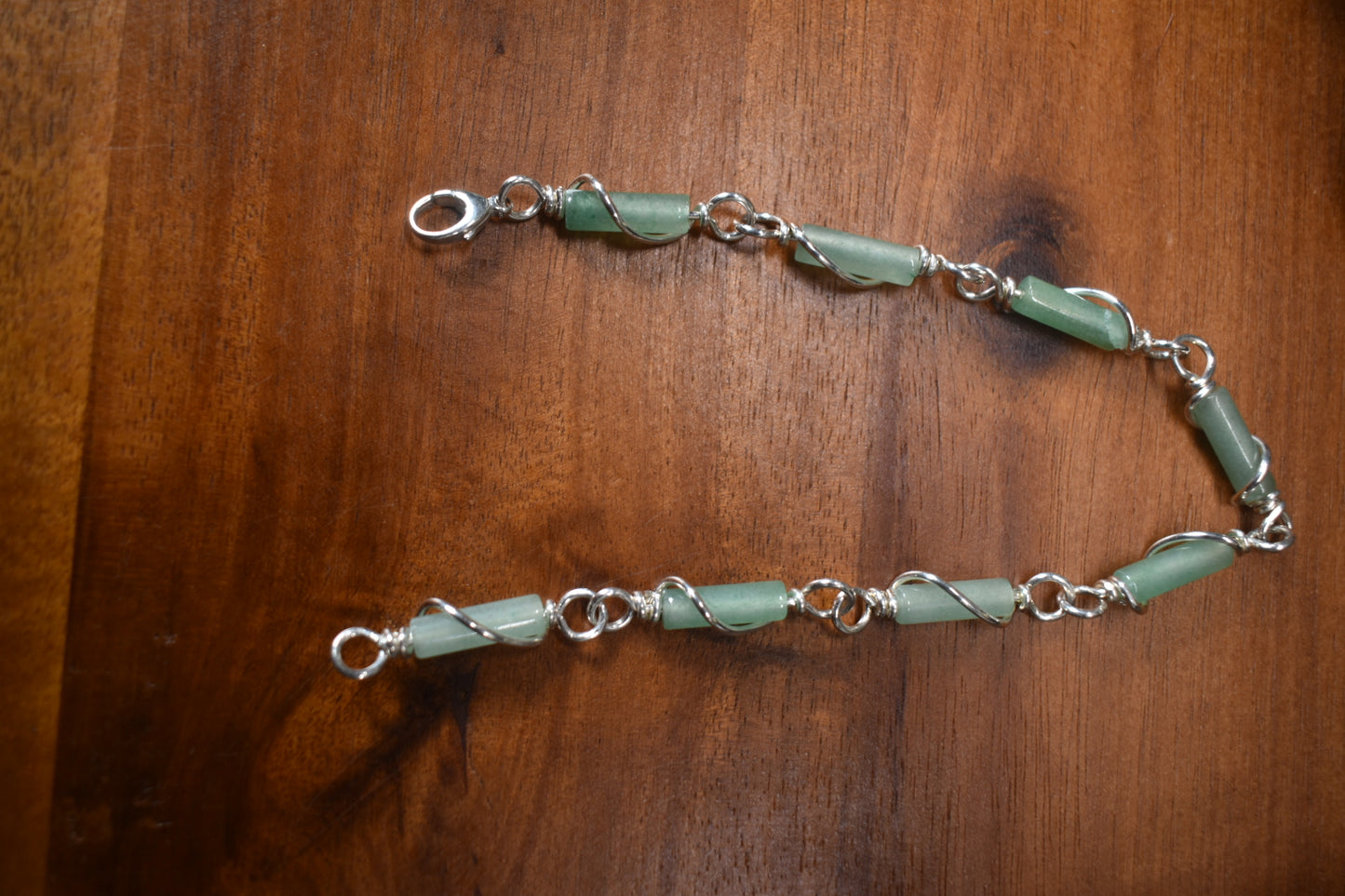 Green Aventurine — Tail Bracelet