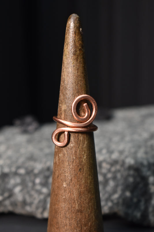 Copper- Kosmik Glyph Ring