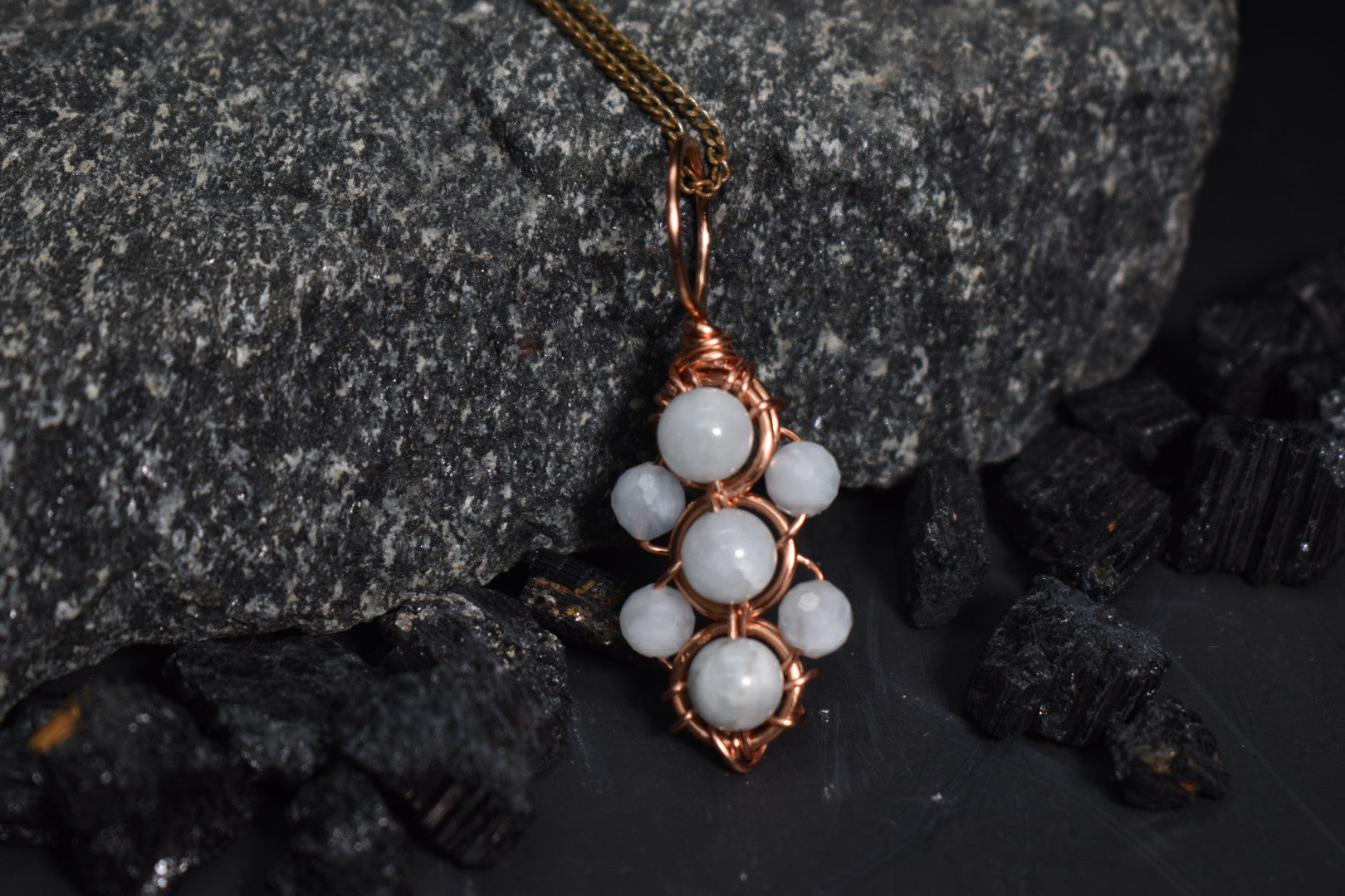 Helix of the Verdant Neteru- Copper Pendant - KOSMIK COLLECTIONS