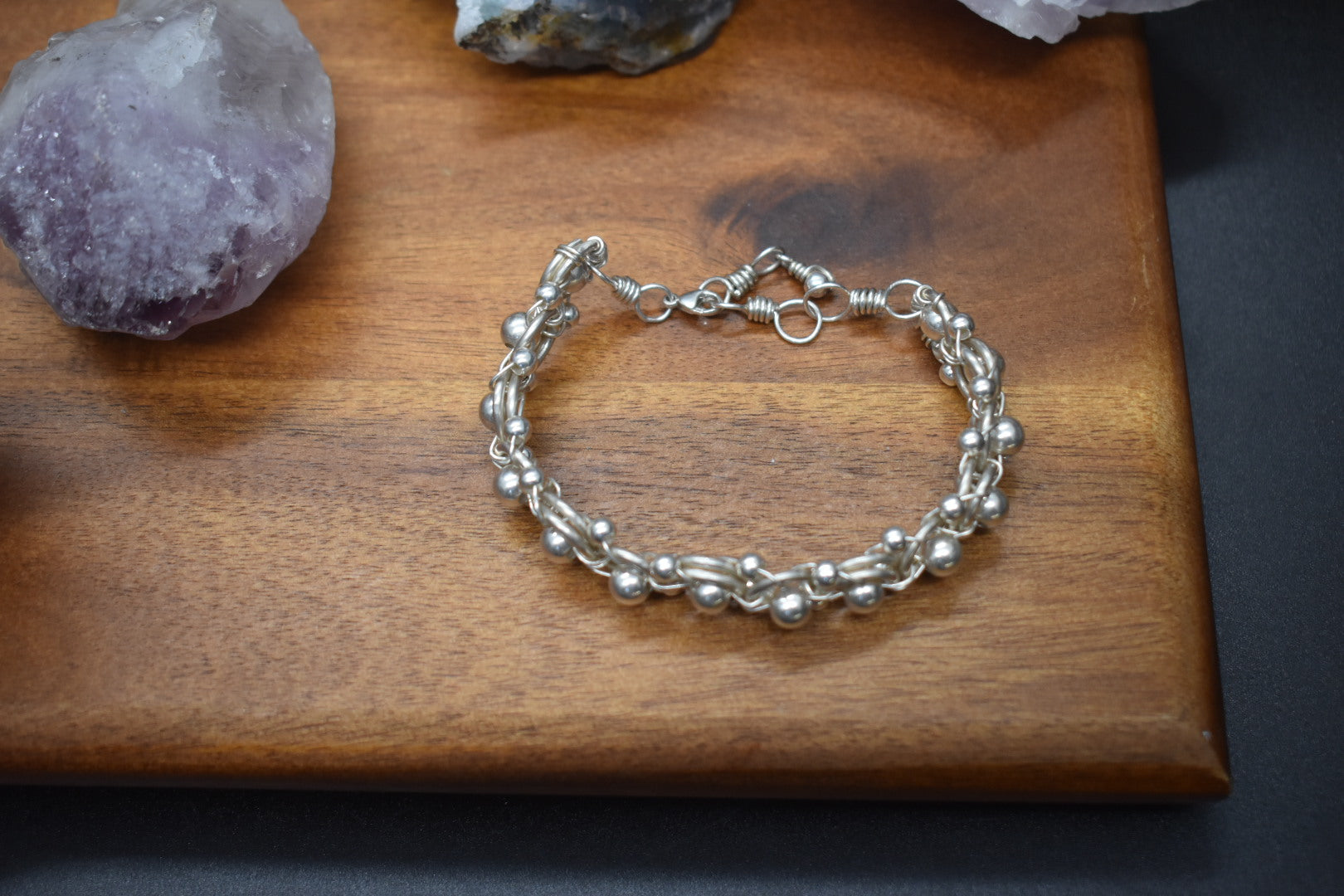 Sterling Silver Helix DNA — Bracelet - KOSMIK COLLECTIONS