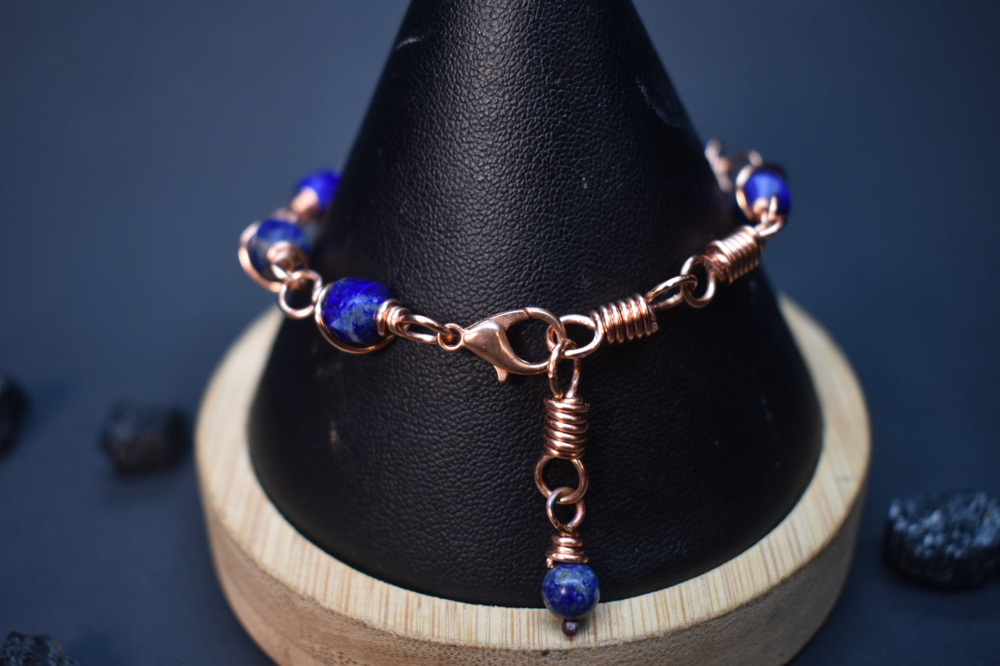 Lapis Lazuli —  Kosmik Orbit Bracelet