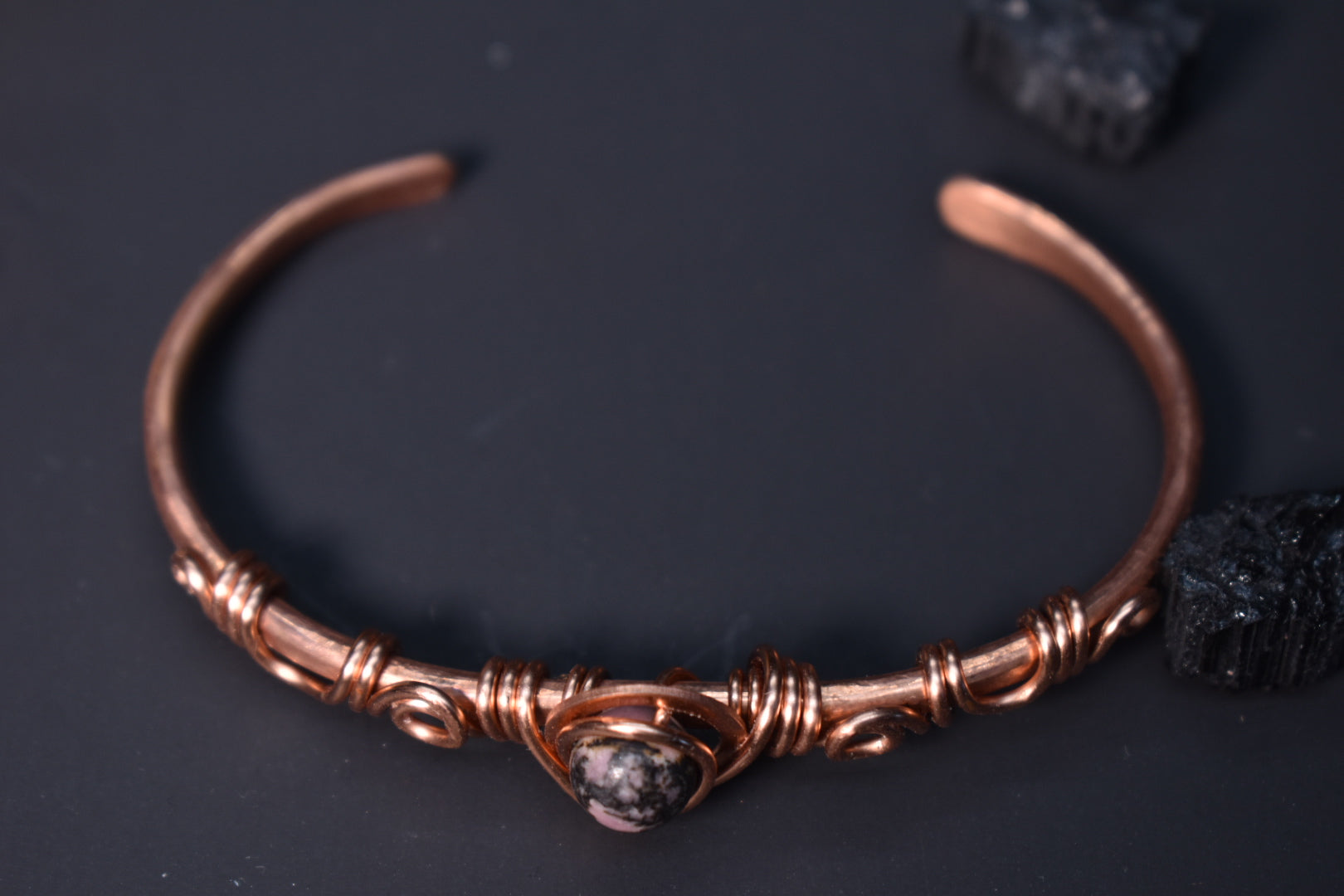 Halo Arc: Copper Half Cuff Bracelets - KOSMIK COLLECTIONS