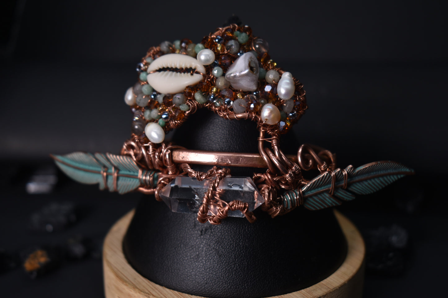 Crown of the Waters Copper Bracelet