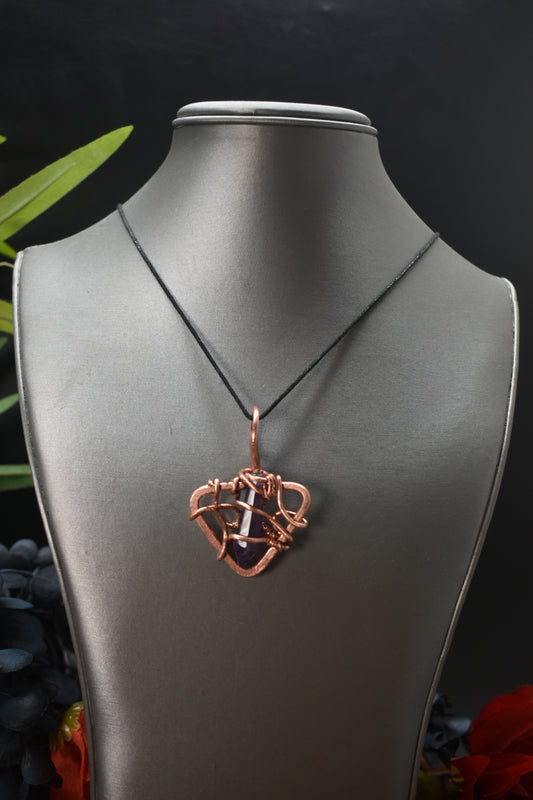 Amethyst (point)- Medallion - KOSMIK COLLECTIONS