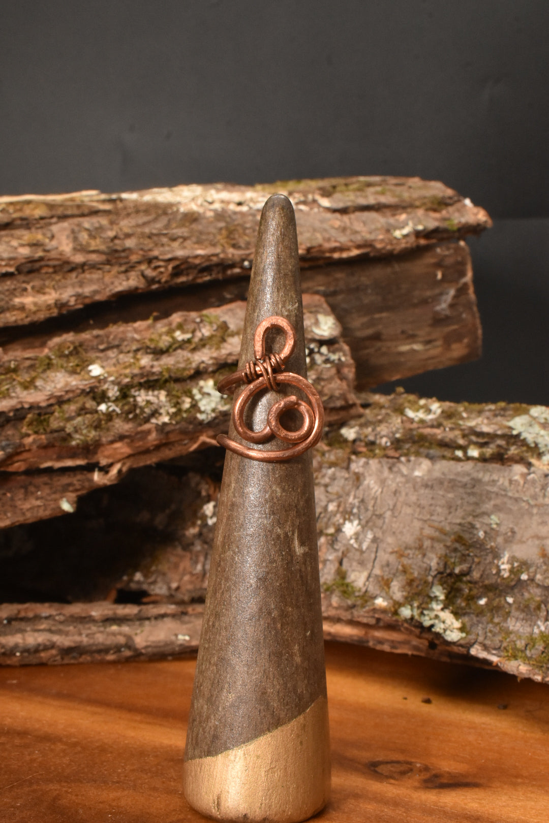 Glyph Cuff — Copper Ring