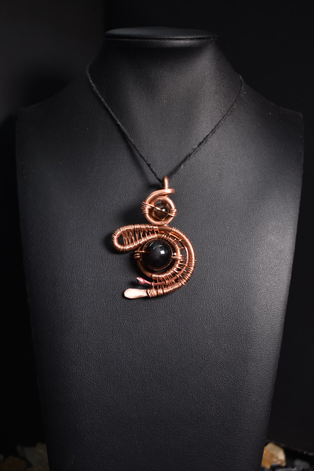 Retrograde Pendant- Copper Pendant Necklace - KOSMIK COLLECTIONS