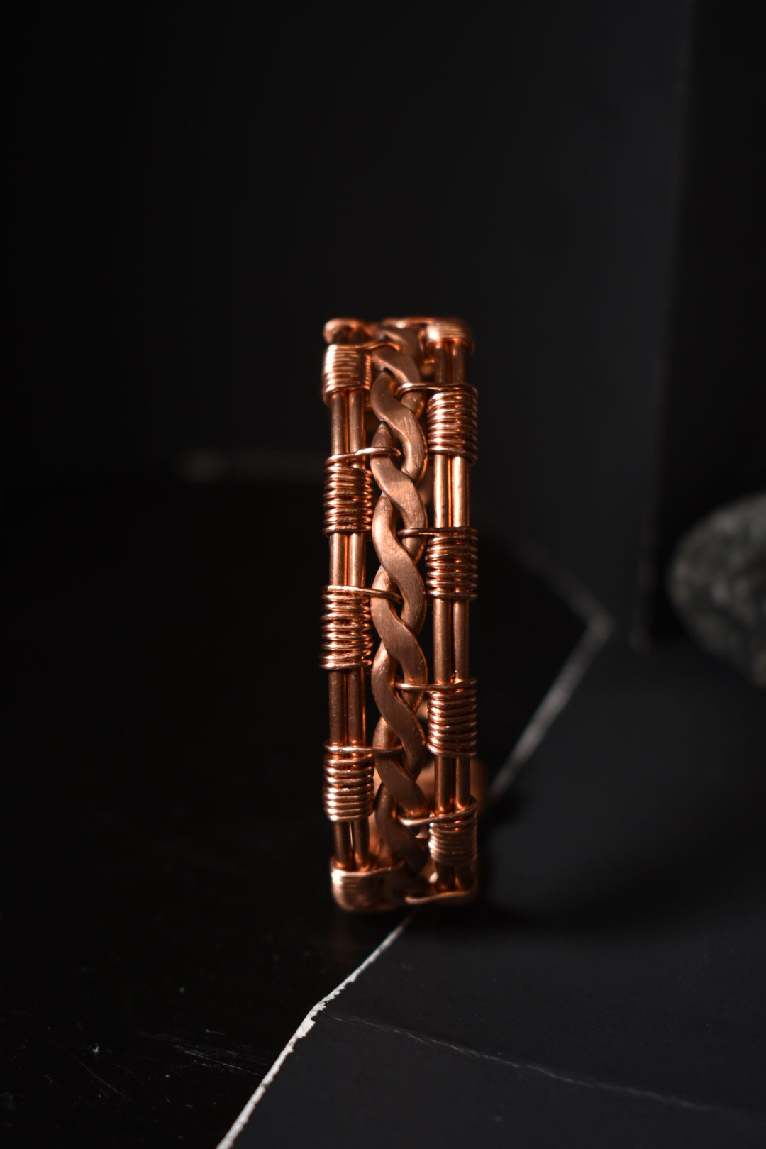 MoonSpine Crescent- Copper Cuff
