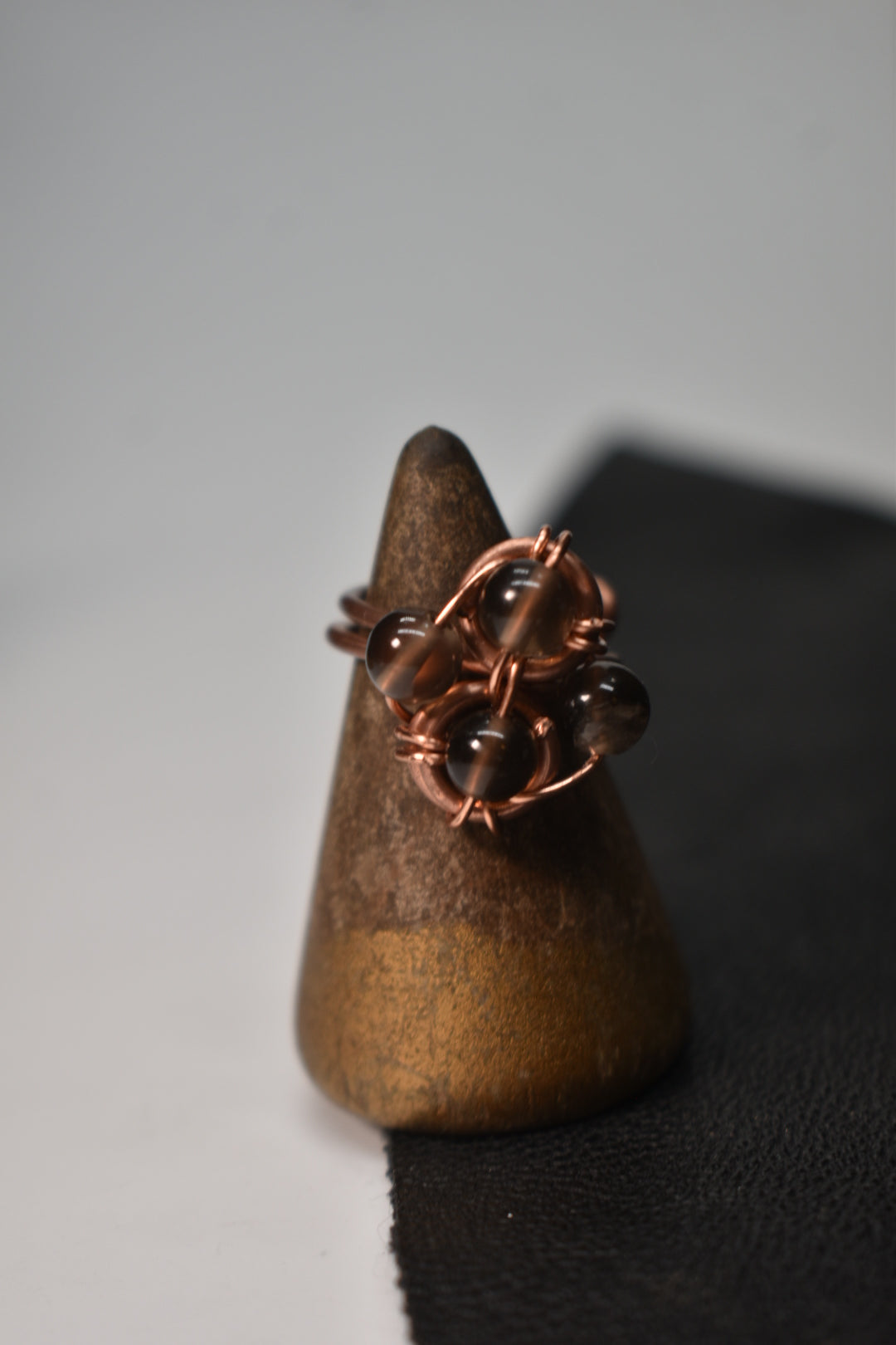 Helix- Adjustable Copper Ring - KOSMIK COLLECTIONS