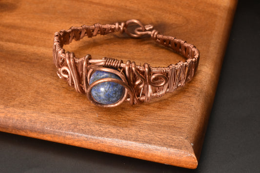 Lapis Lazuli — Nova Copper Bracelet