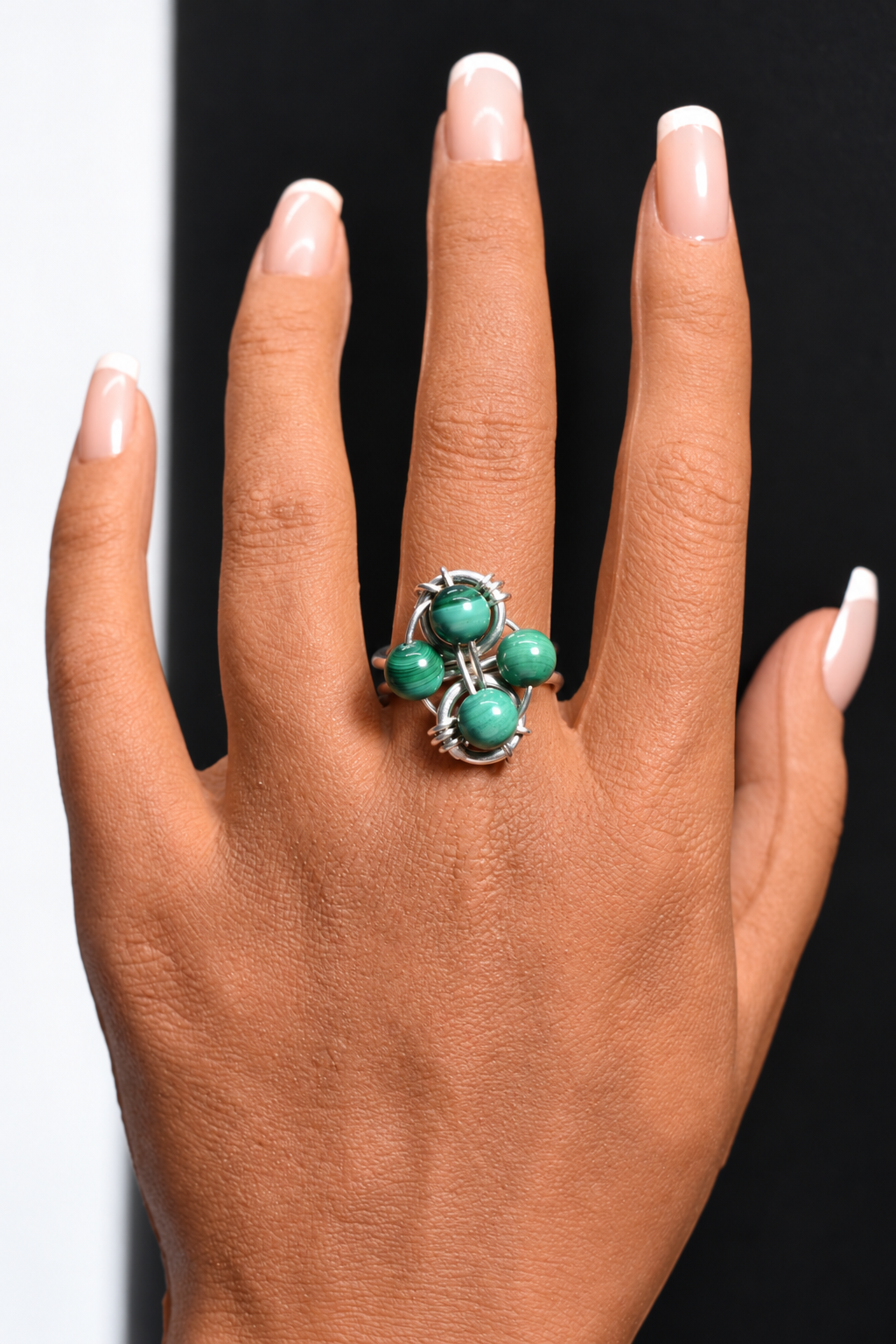 Helix- Adjustable Sterling Silver Ring - KOSMIK COLLECTIONS