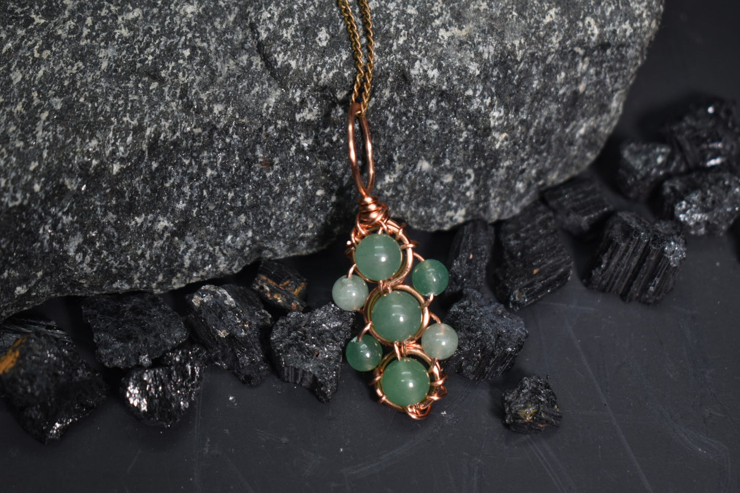 Helix of the Verdant Neteru- Copper Pendant - KOSMIK COLLECTIONS