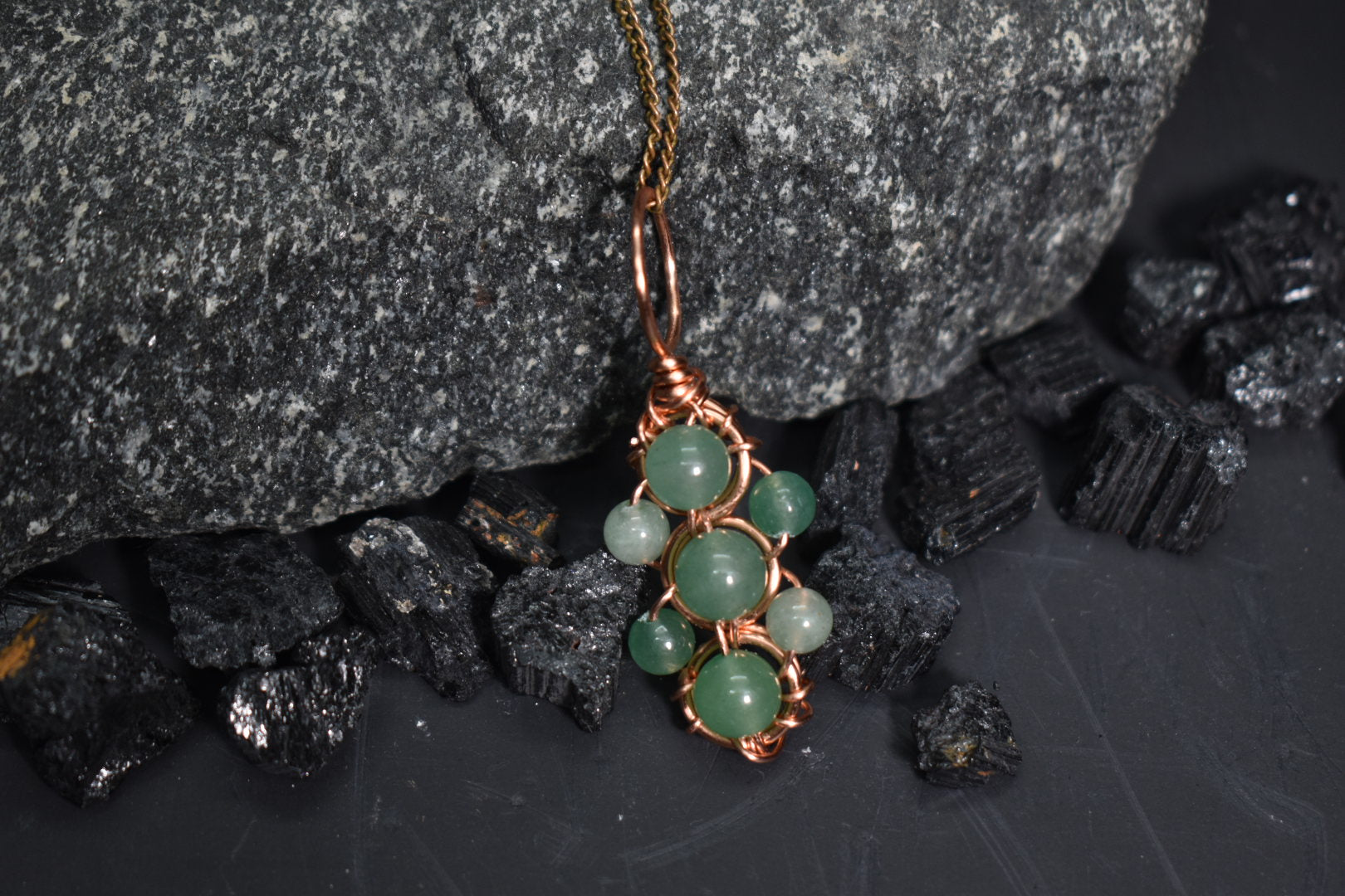 Helix of the Verdant Neteru- Copper Pendant - KOSMIK COLLECTIONS
