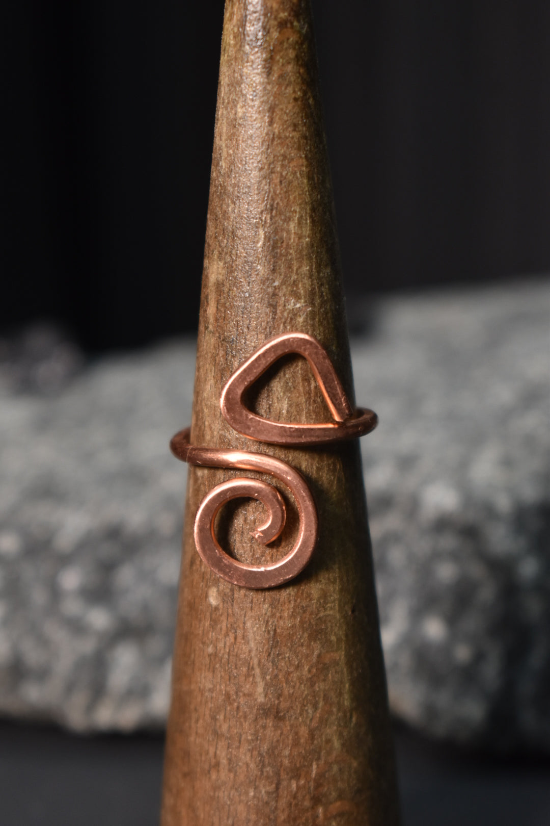Copper- Kosmik Glyph Ring