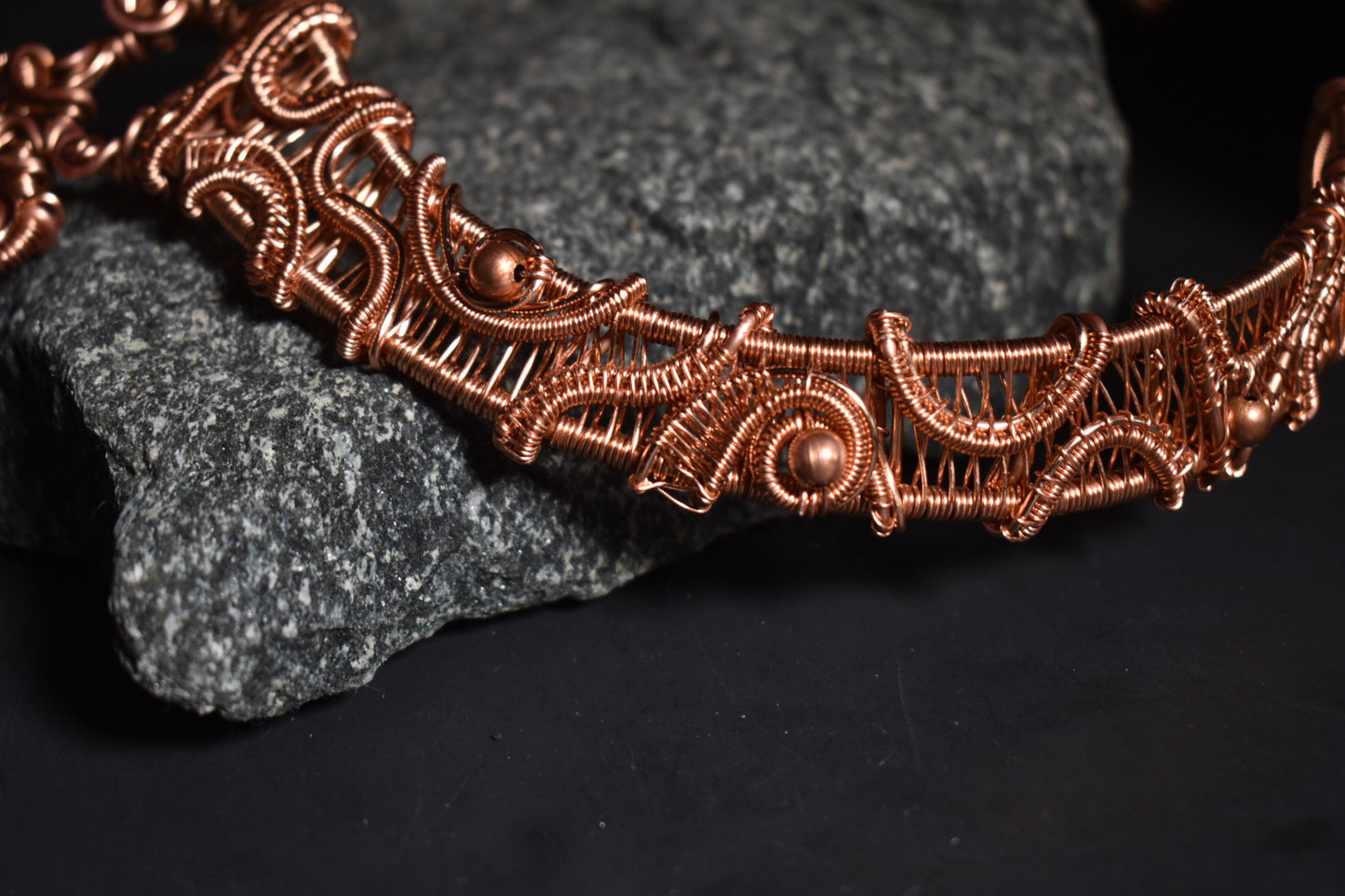 Eternal Stargate- Copper Torque Ritual Collar