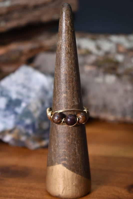 Bronzite — Trinity Brass Ring - KOSMIK COLLECTIONS