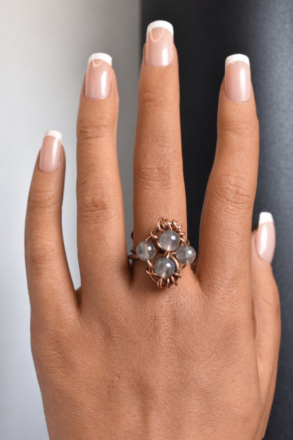 Helix- Adjustable Copper Ring - KOSMIK COLLECTIONS