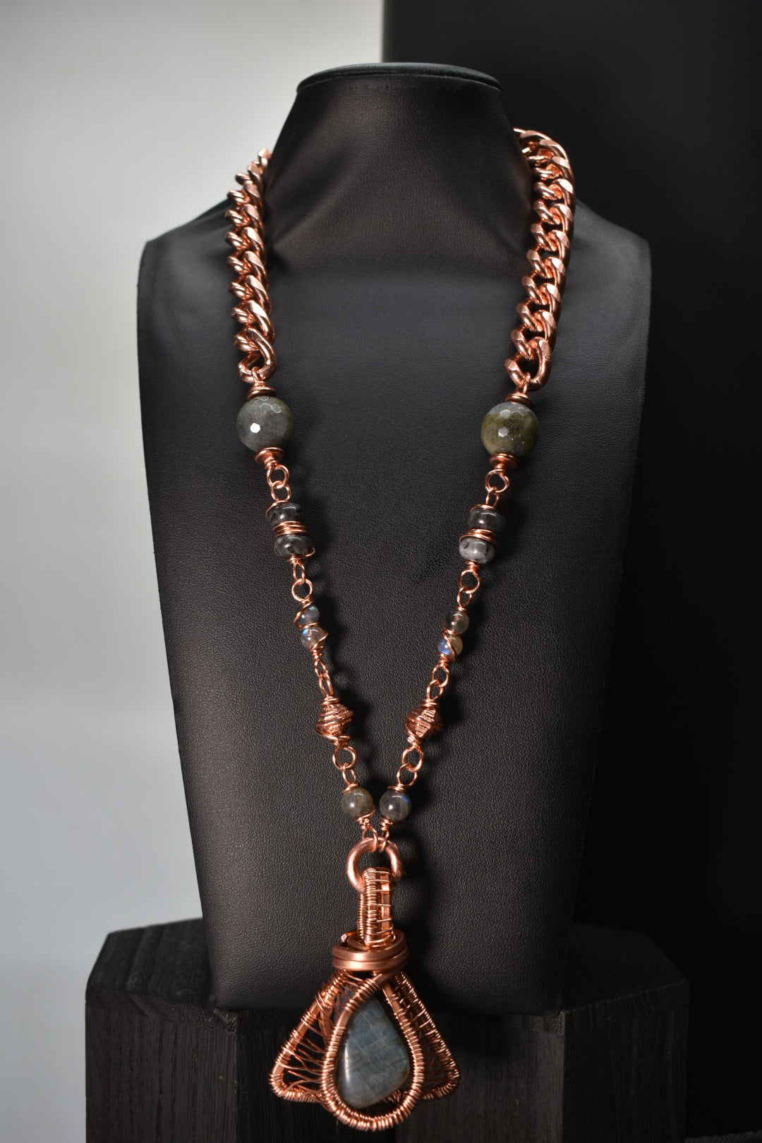 Aaru Passage Copper Labradorite Necklace