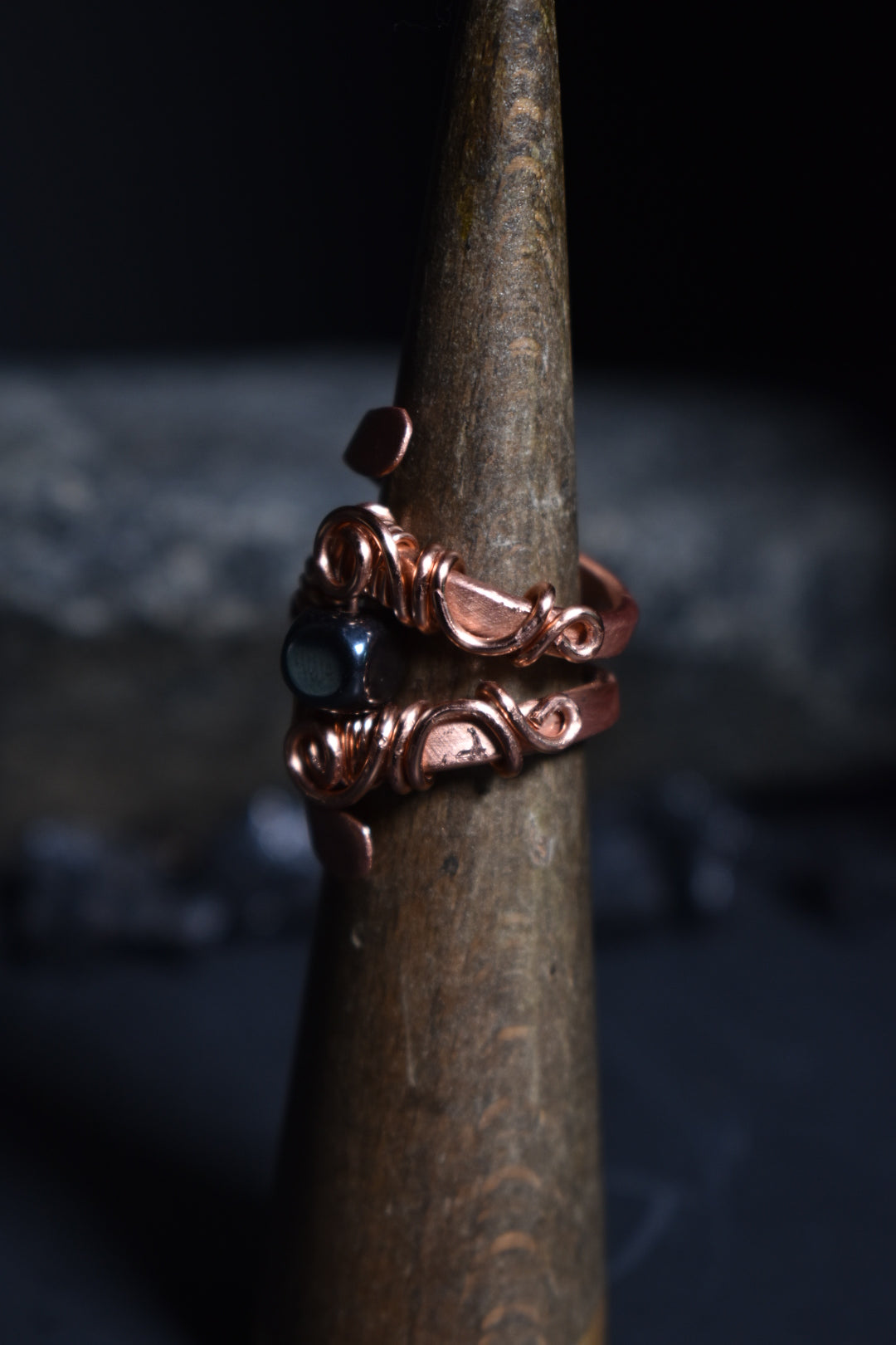 Solar Eye - Adjustable Copper Ring - KOSMIK COLLECTIONS