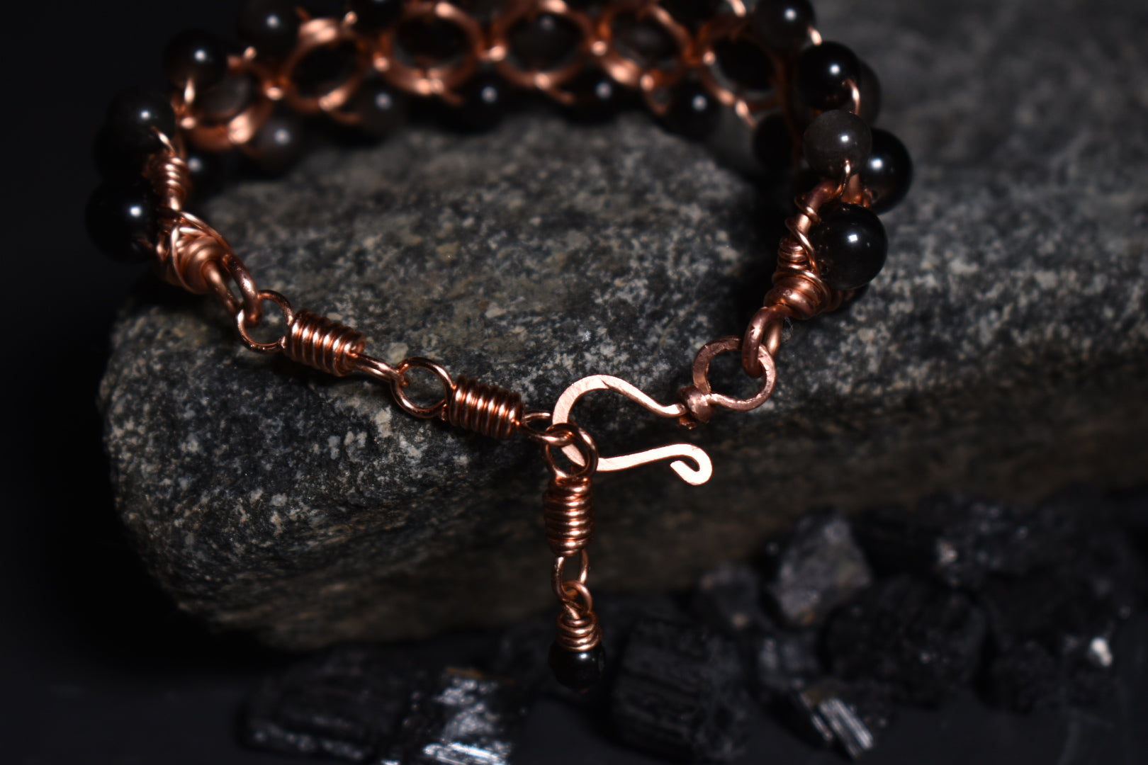 Helix of the Verdant Neteru- Copper Bracelets - KOSMIK COLLECTIONS