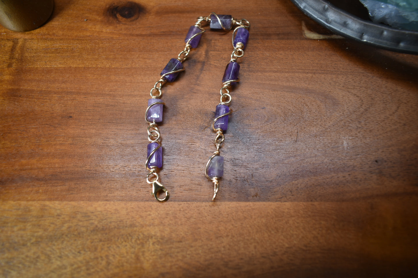 Amethyst — Tail Bracelet