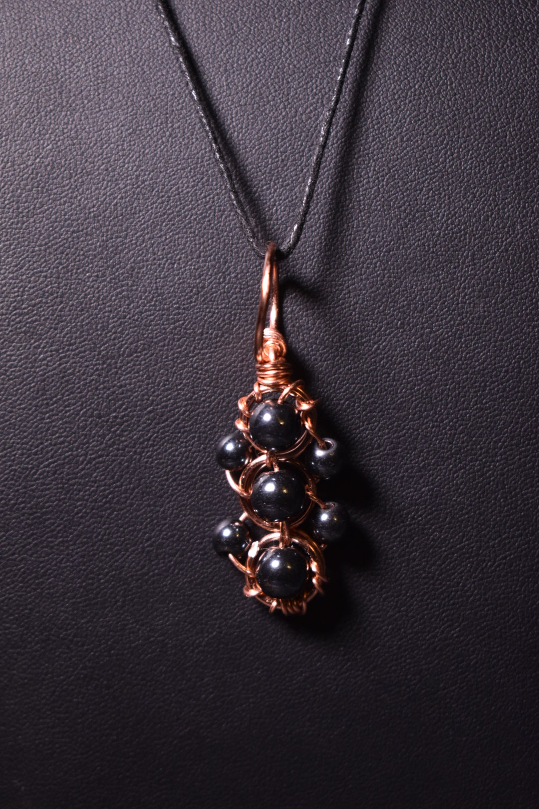 Hematite- Helix of the Verdant Neteru Pendant