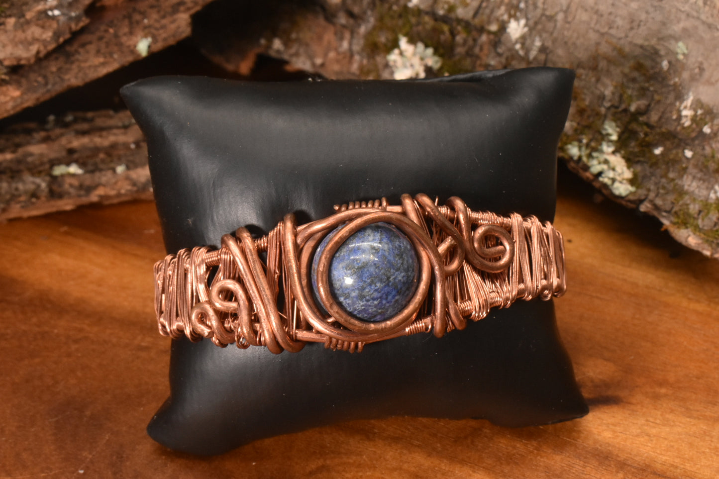 Lapis Lazuli — Nova Copper Bracelet