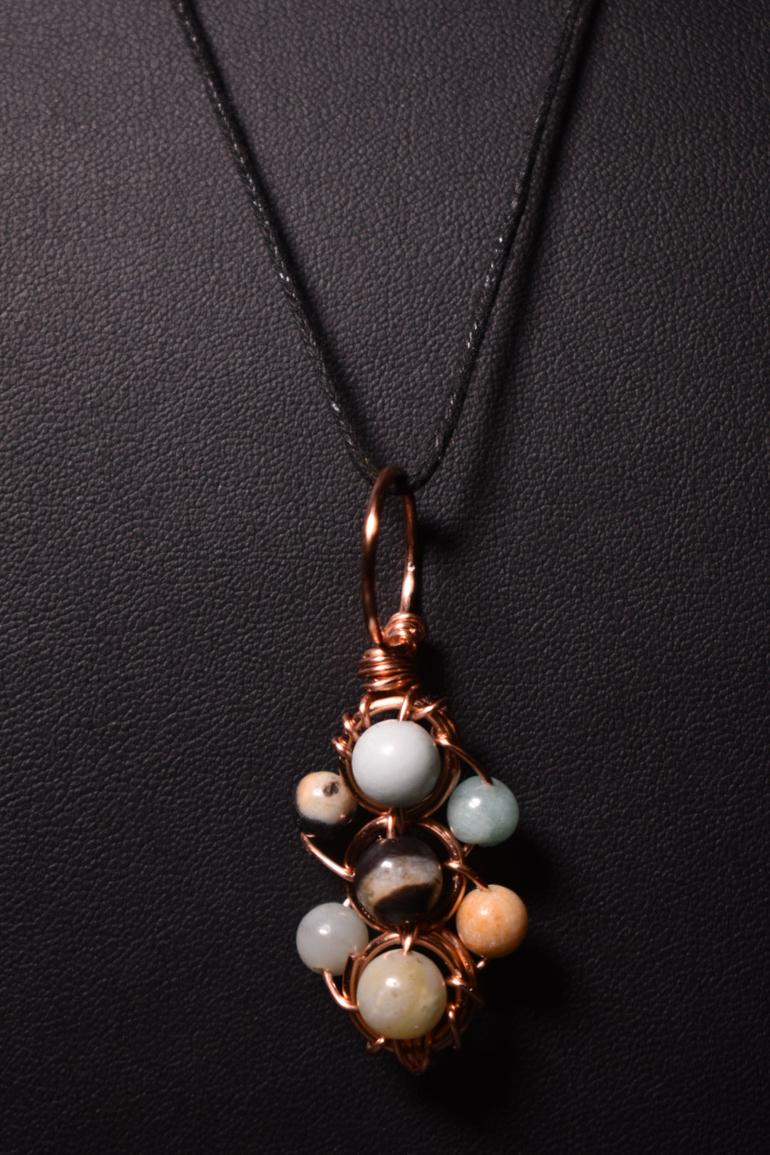 Amazonite - Helix of the Verdant Neteru Pendant