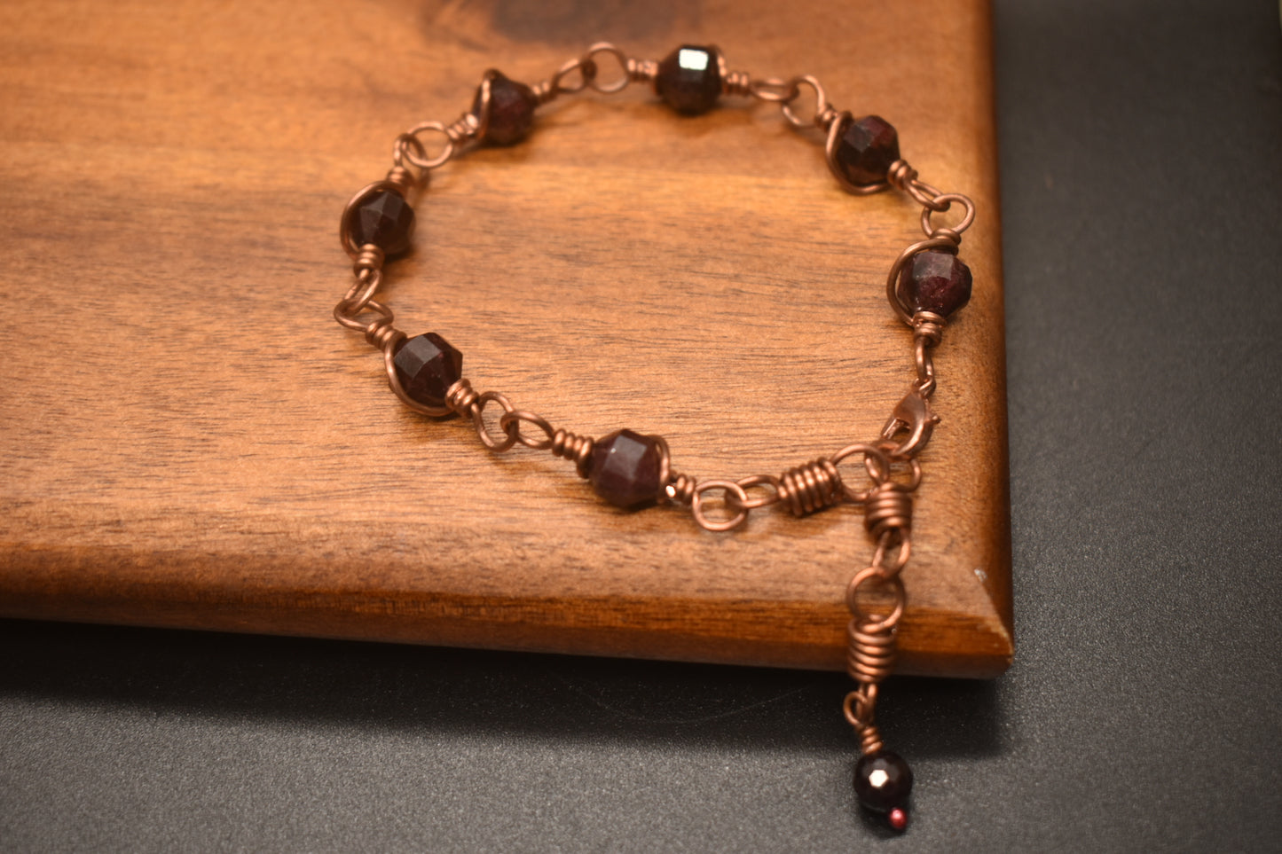 Garnet — Tail Bracelet