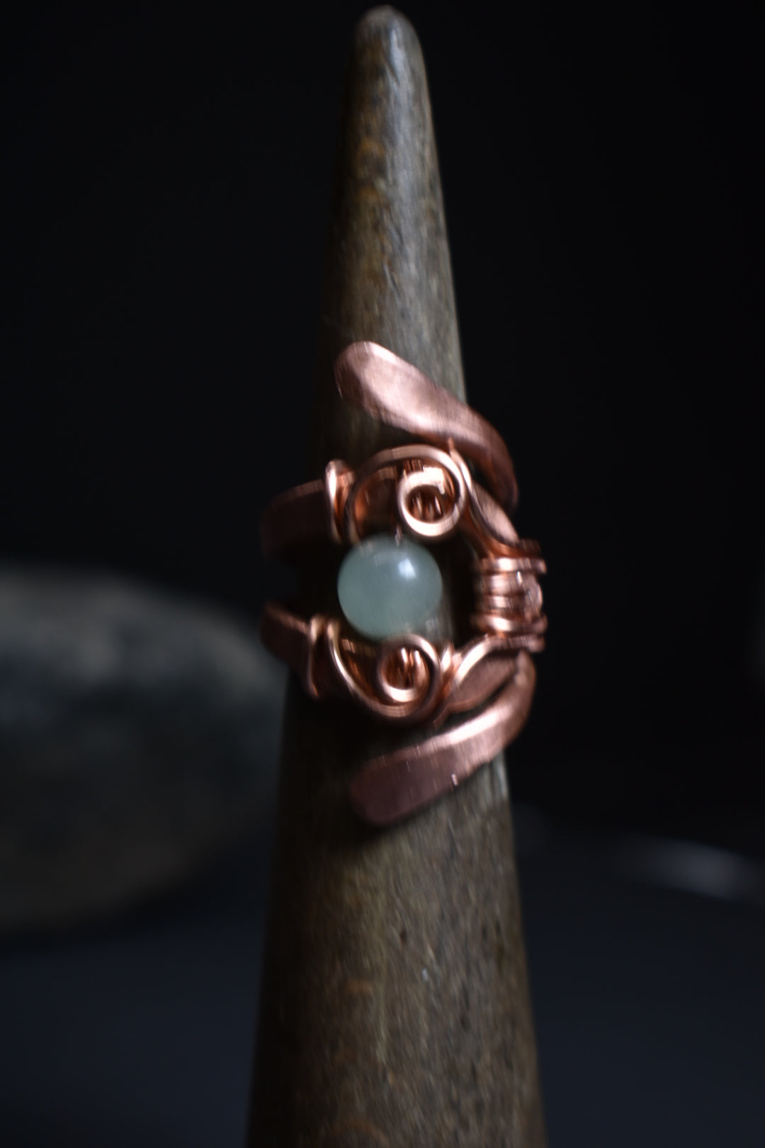 Solar Eye - Adjustable Copper Ring - KOSMIK COLLECTIONS