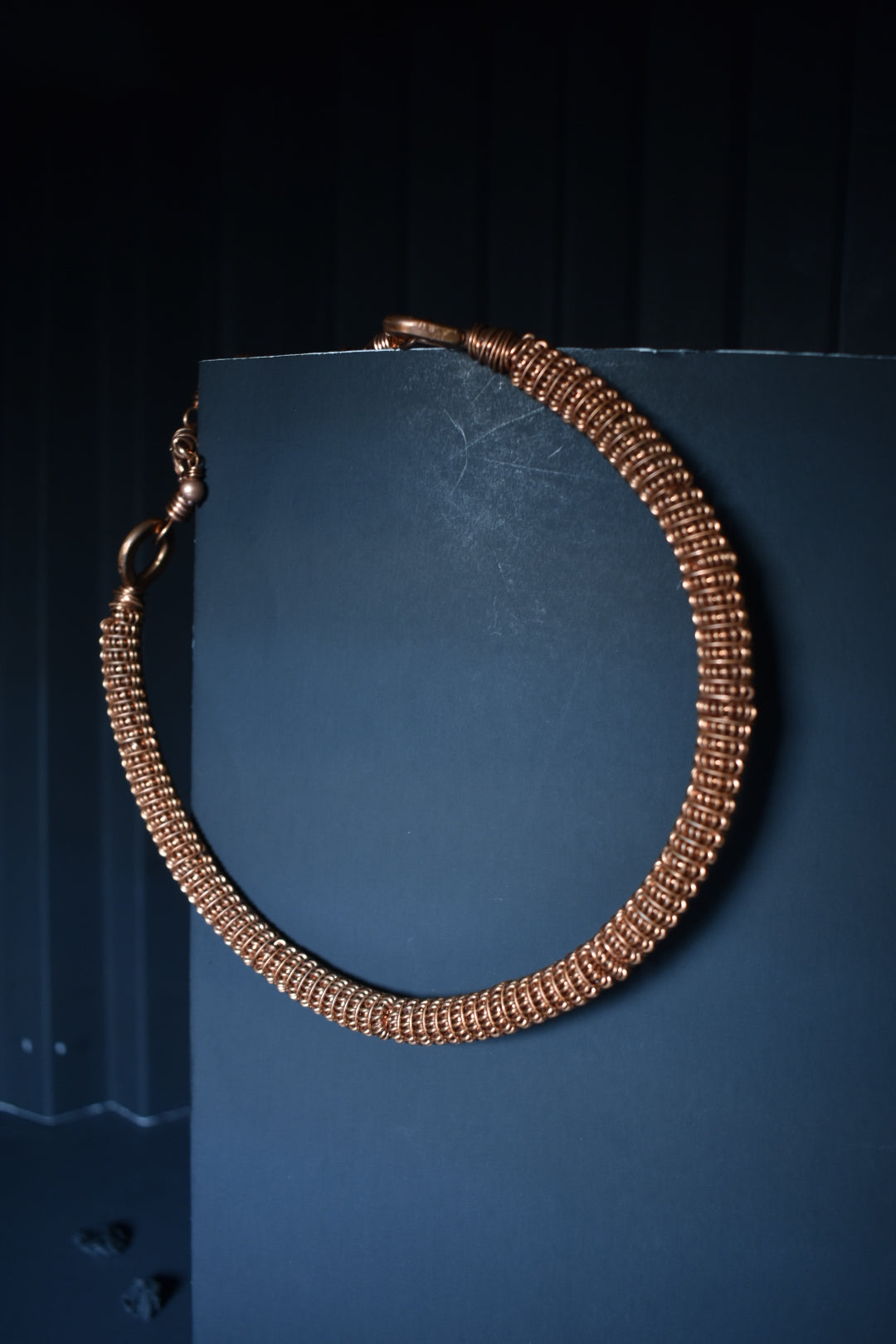 The Photon Torus Field — Copper Choker Necklace