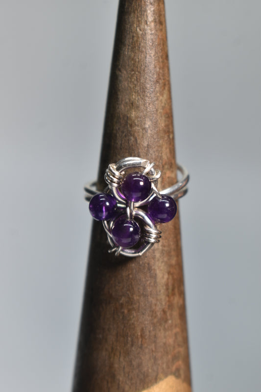 Helix- Adjustable Sterling Silver Ring