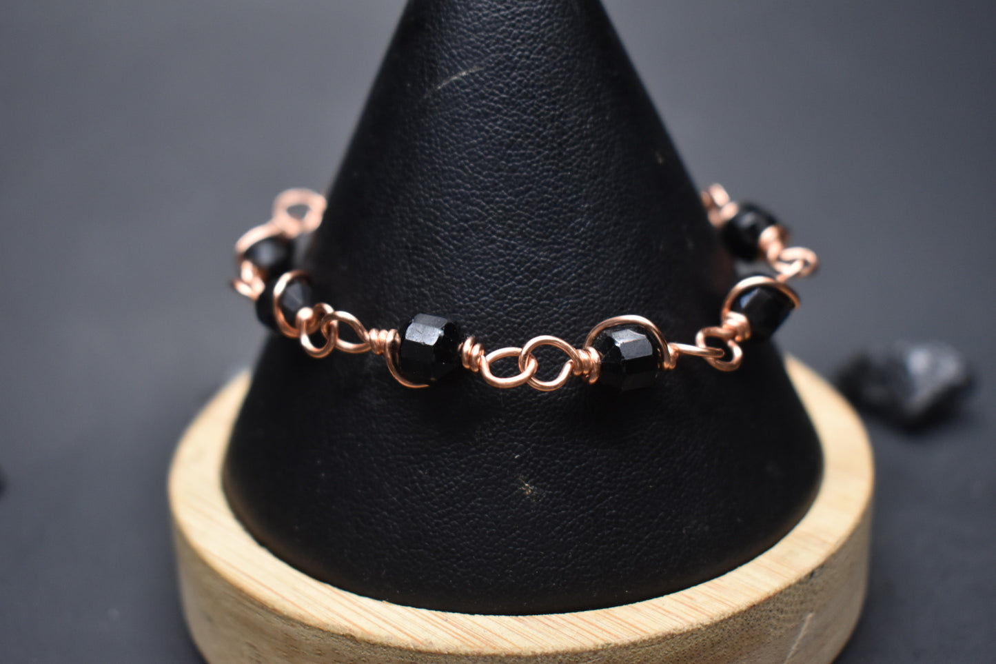 Black Tourmaline- Kosmik Orbit Bracelet