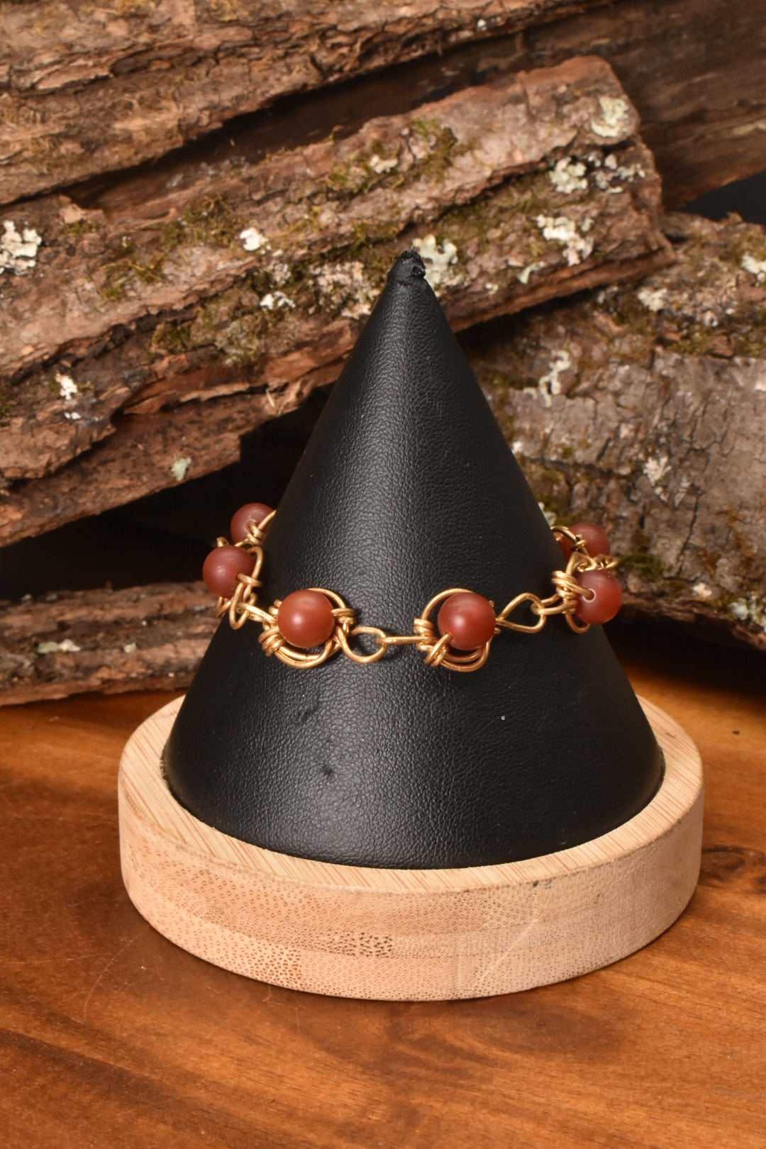 Carnelian — Halo Bracelet