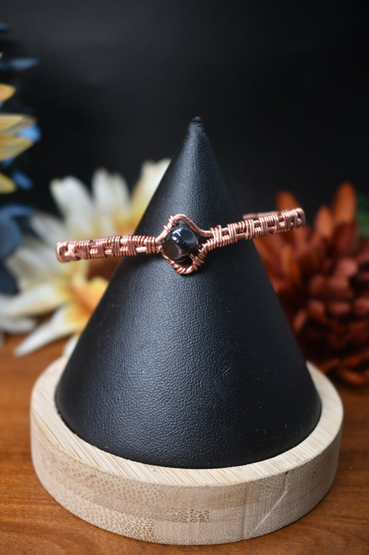 Star Gate Hematite — Copper Bracelet
