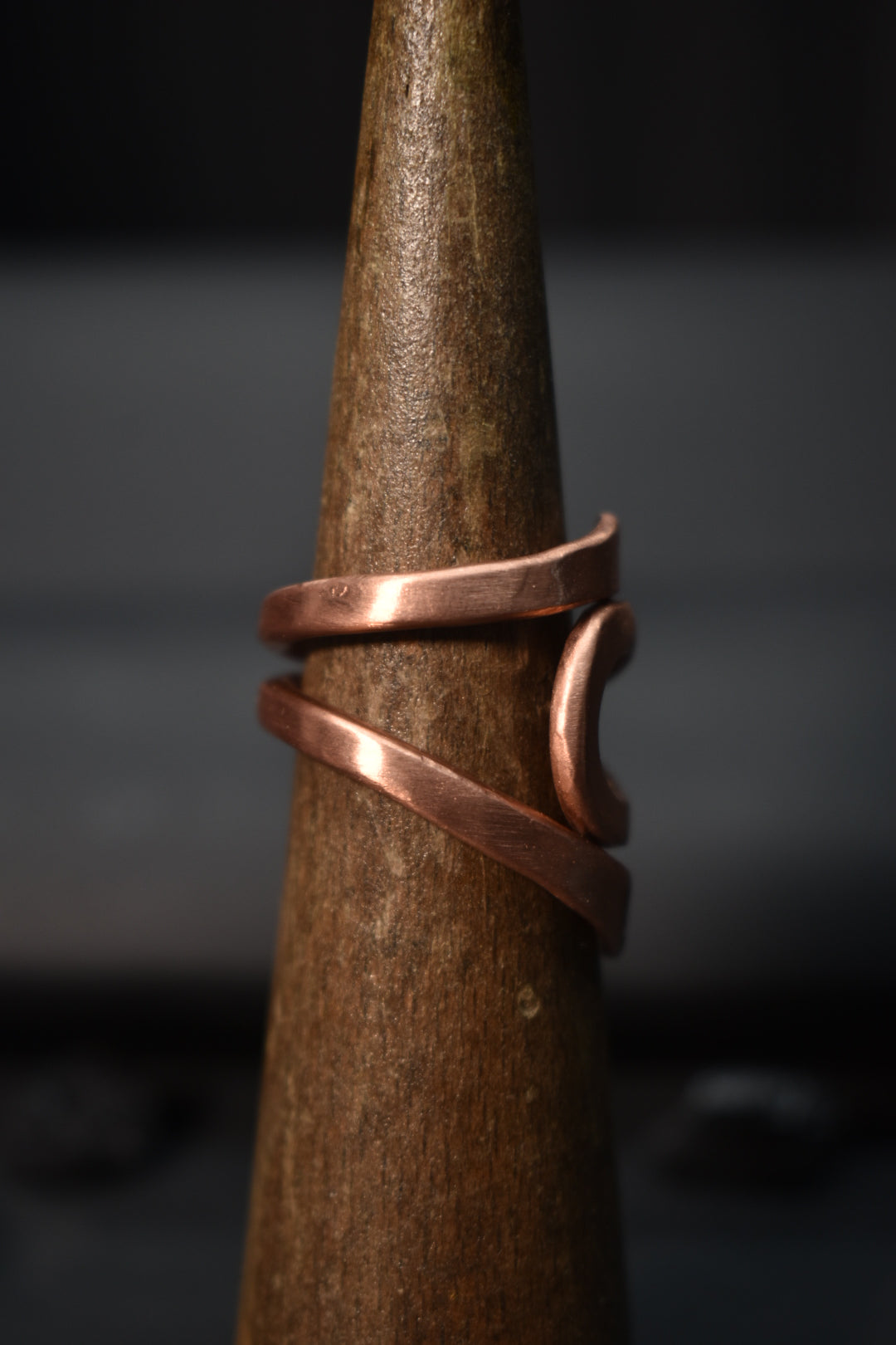 Solar Eye - Adjustable Copper Ring - KOSMIK COLLECTIONS