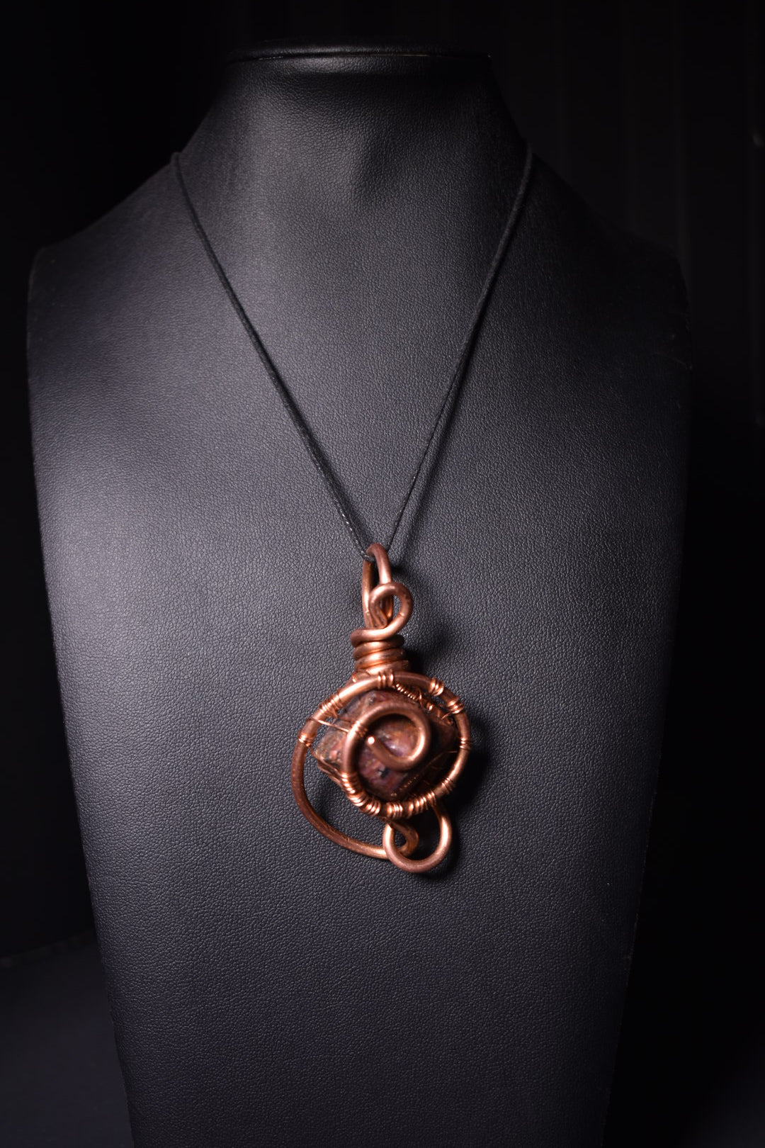Ruby- Still Orbit Pendant