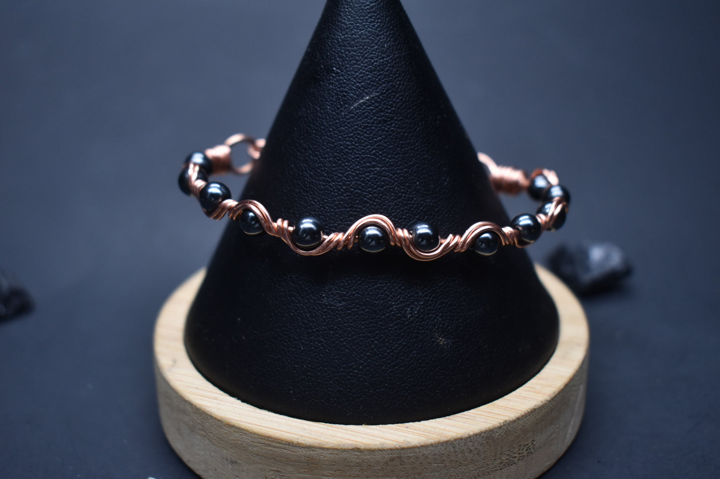 Hematite- Copper Frequency Bracelet