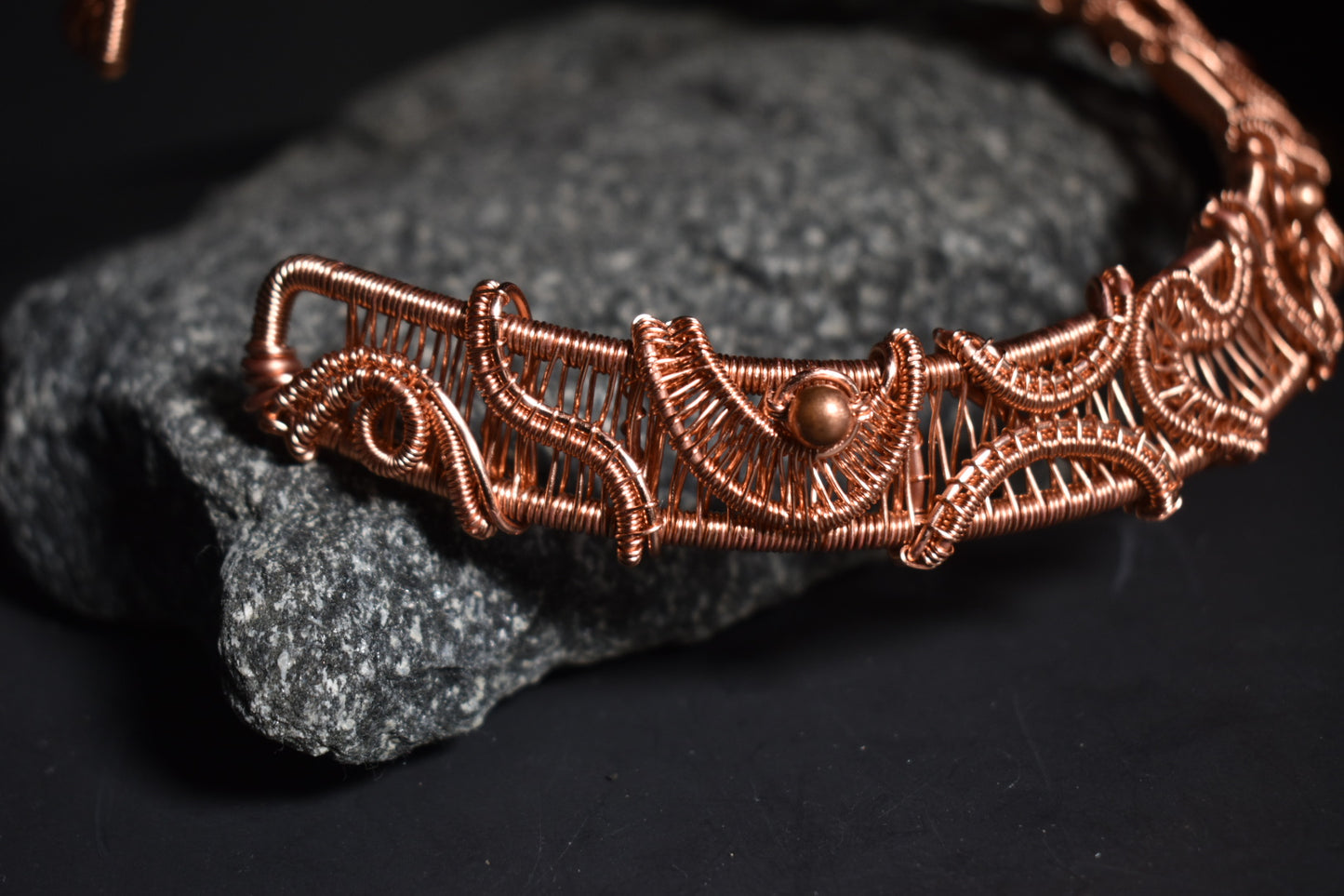 Eternal Stargate- Copper Torque Ritual Collar