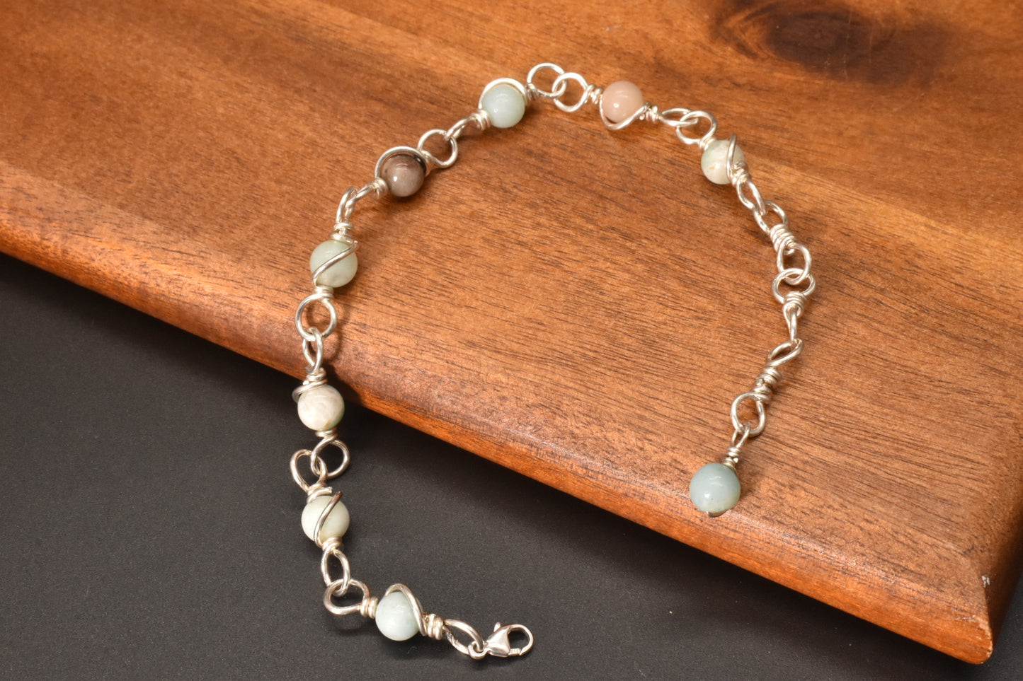 Amazonite — Tail Bracelet