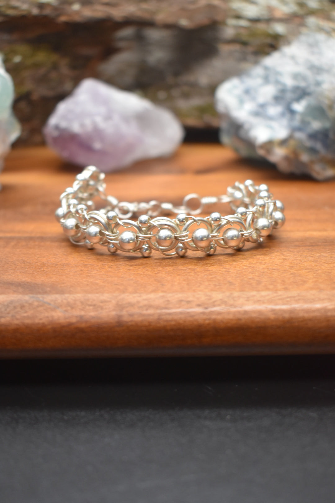 Sterling Silver Helix DNA — Bracelet - KOSMIK COLLECTIONS