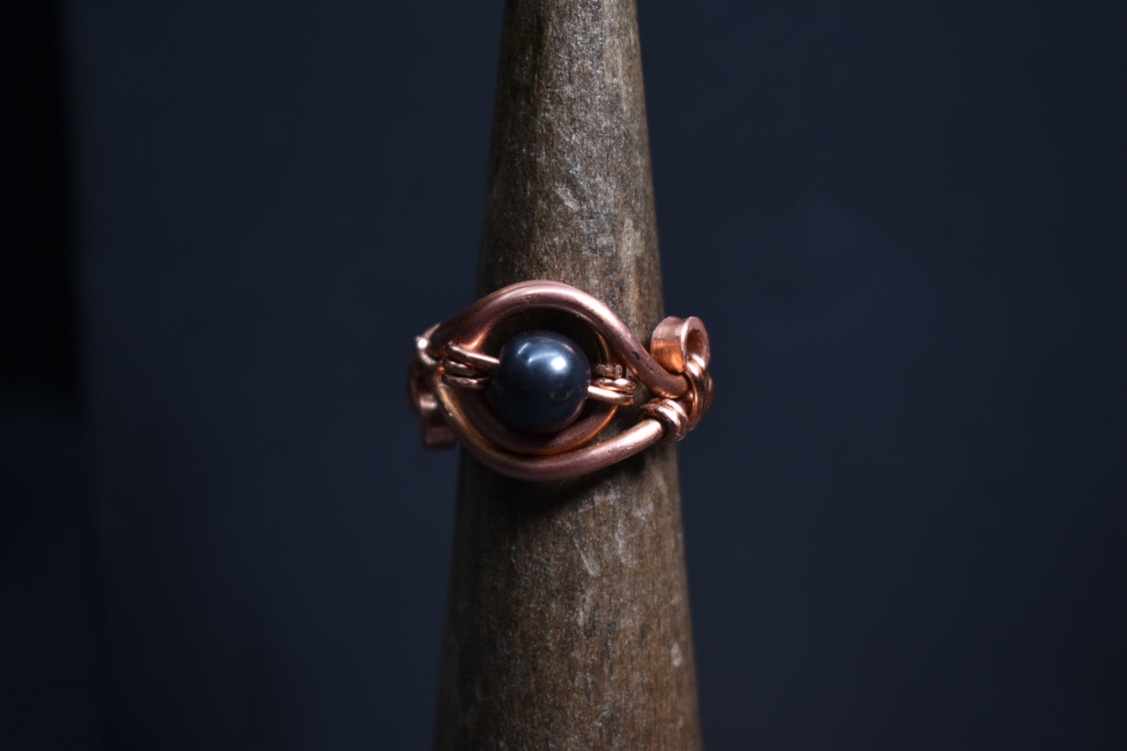 Solar Eye Nazar- Copper Adjustable Ring - KOSMIK COLLECTIONS