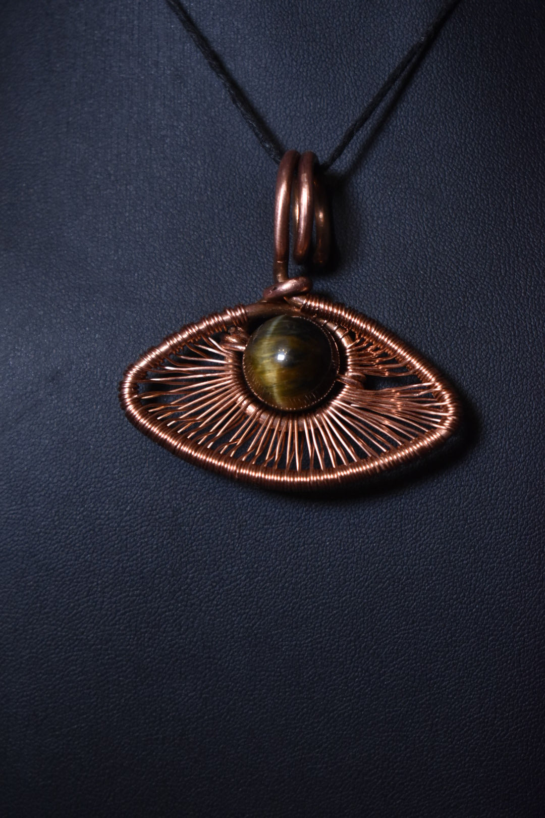 Solar Return Nazar- Copper Pendant Necklace - KOSMIK COLLECTIONS
