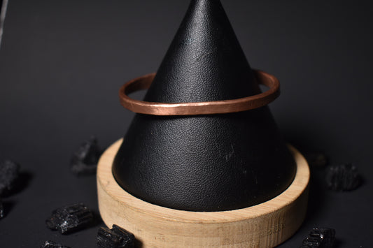 Lunar Resonance - Copper Half Cuff Bangles - KOSMIK COLLECTIONS