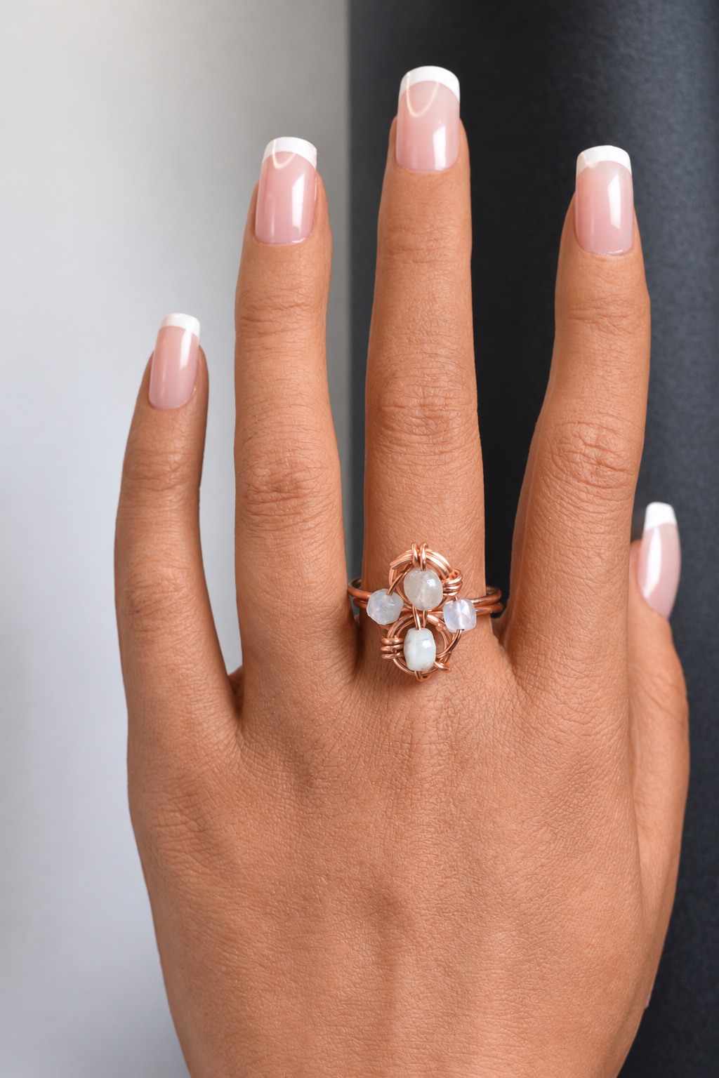 Helix- Adjustable Copper Ring - KOSMIK COLLECTIONS