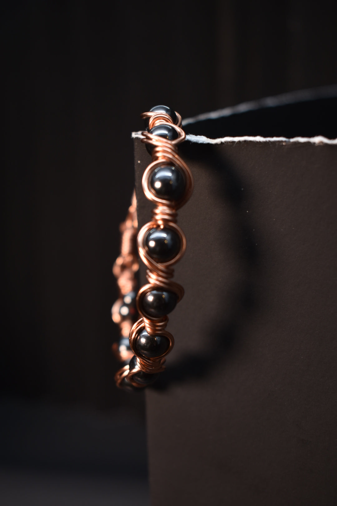 Hematite- Copper Frequency Bracelet