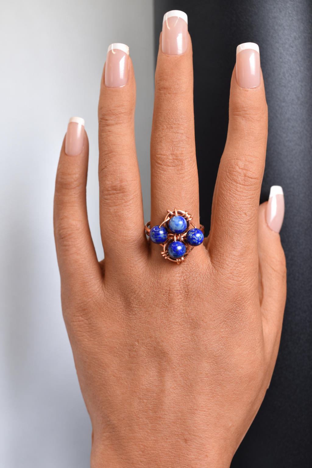 Helix- Adjustable Copper Ring - KOSMIK COLLECTIONS