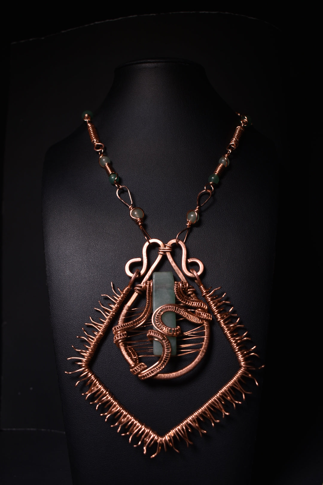 Nebu Ra Starglyph- Statement Artifact Necklace