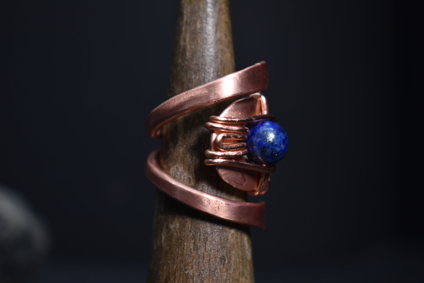Solar Eye - Adjustable Copper Ring - KOSMIK COLLECTIONS