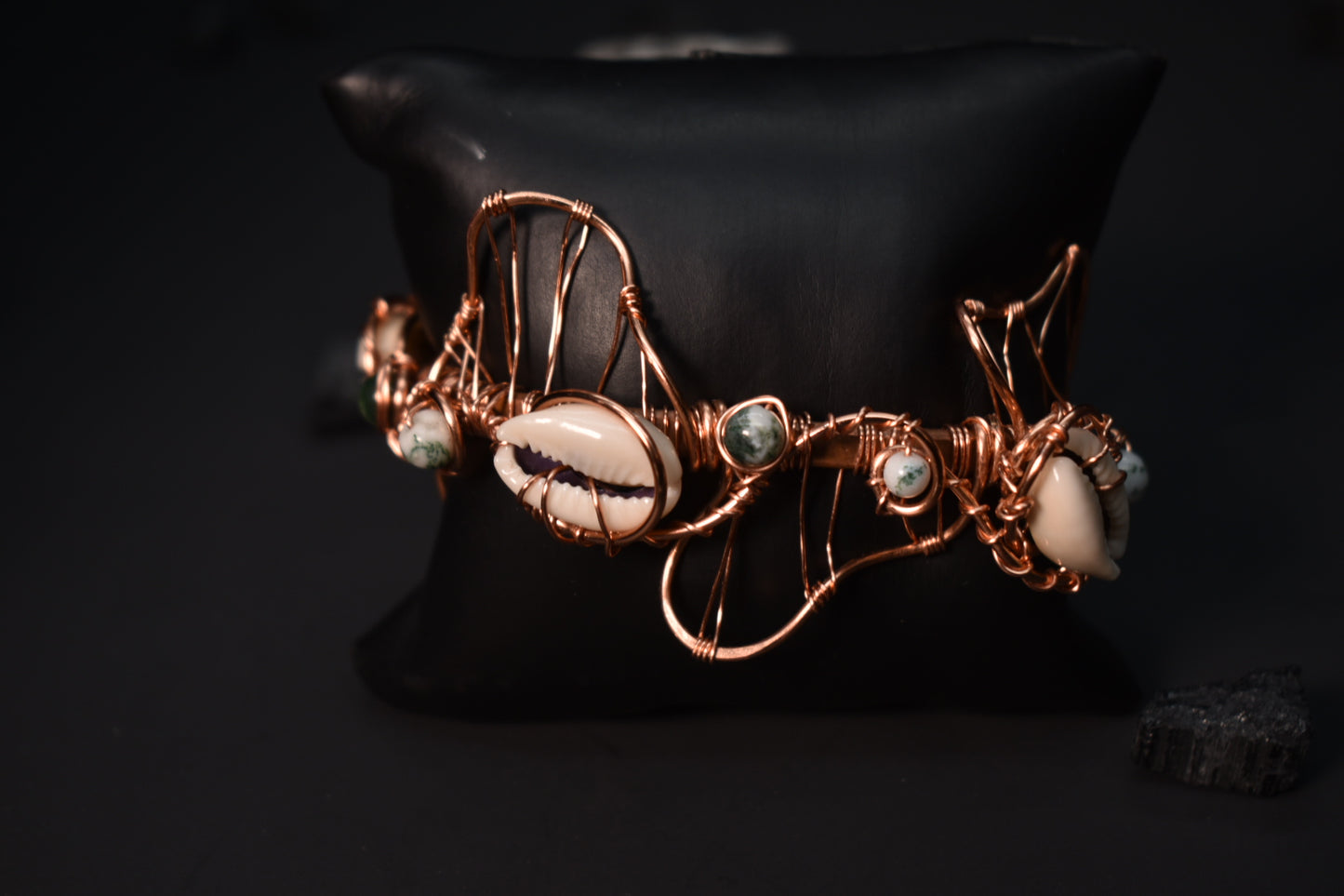 Tidal Oracle: Half Copper Cuff - KOSMIK COLLECTIONS